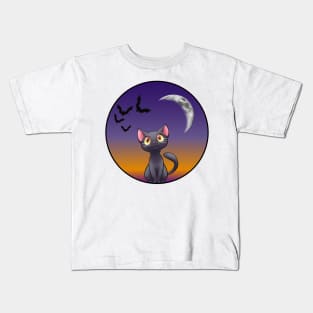 Cute autumn night Kids T-Shirt